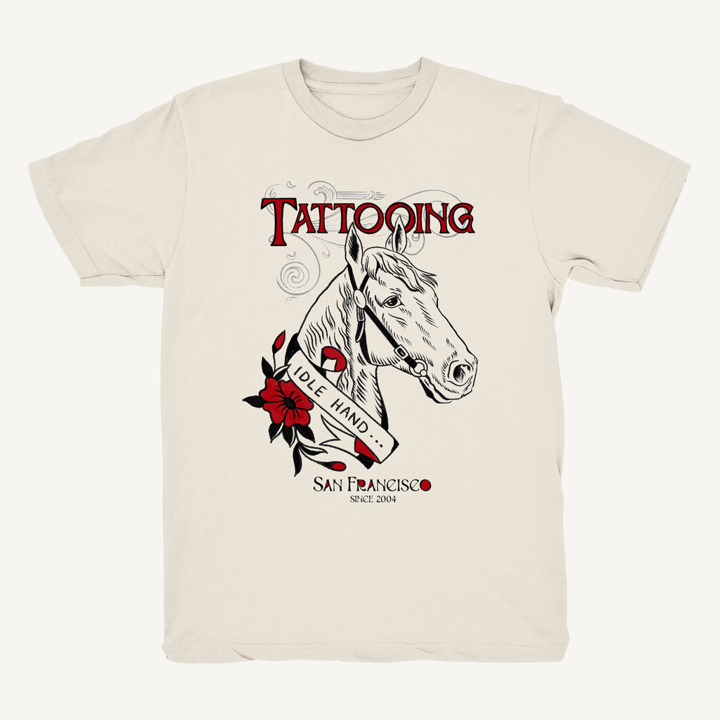 PRESALE Idle Hand Tattooing Horse Tee